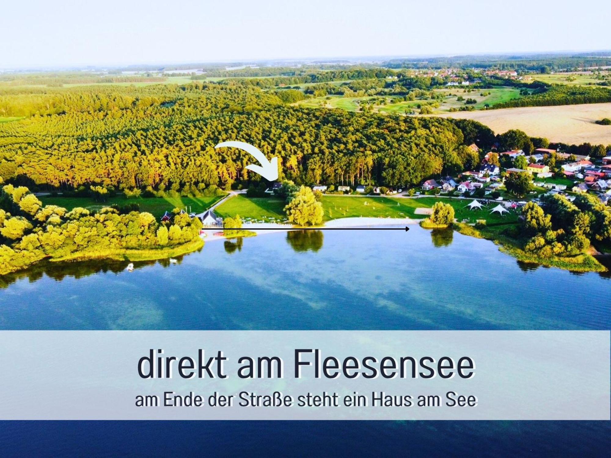 Strandhaus Mathea - Ruhige Lage Direkt Am Fleesensee - Parkplatz, Kamin, Sauna - Familienfreundlich Unter Göhren Eksteriør bilde